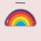 8 Count Rainbow Party Rainbow Shaped Paper Dessert Plates Colorful Birthday